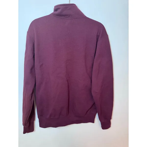 Virginia Tech Champion burgundy pull over quarter zip unisex sz M - Image 8