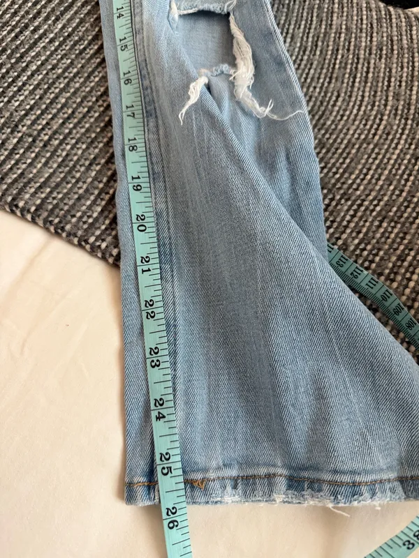 Abercrombie & Fitch Curve Love Ultra High Rise Ankle Straight Jeans - Image 10