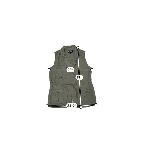 Utilitycore Cargo Vest Olive Green Safari Workwear Multi Pocket Black Rainn M - Image 5