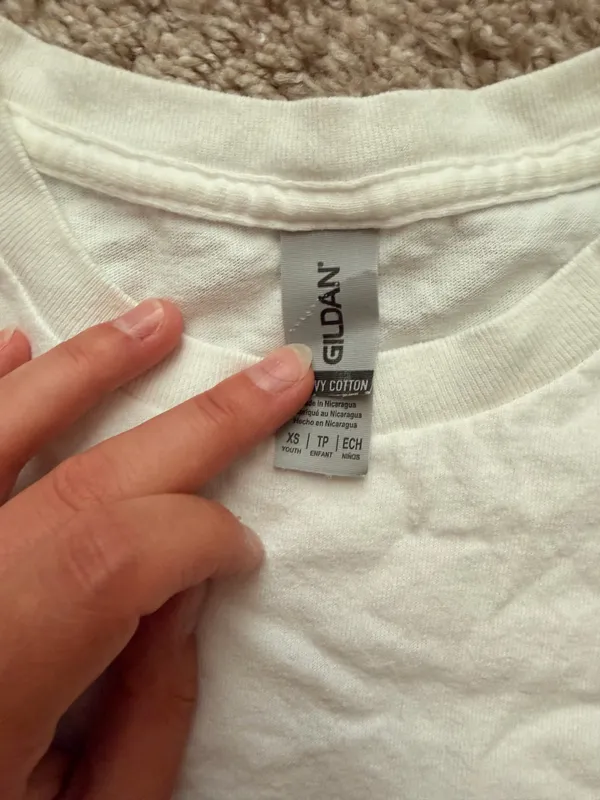 Crop Top White Size XS - Image 2
