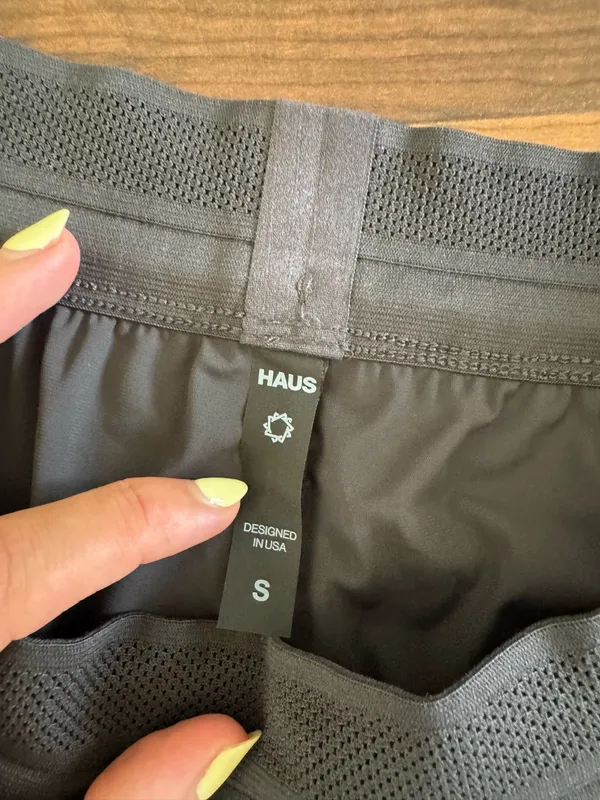 Men’s black Haus shorts - Image 3