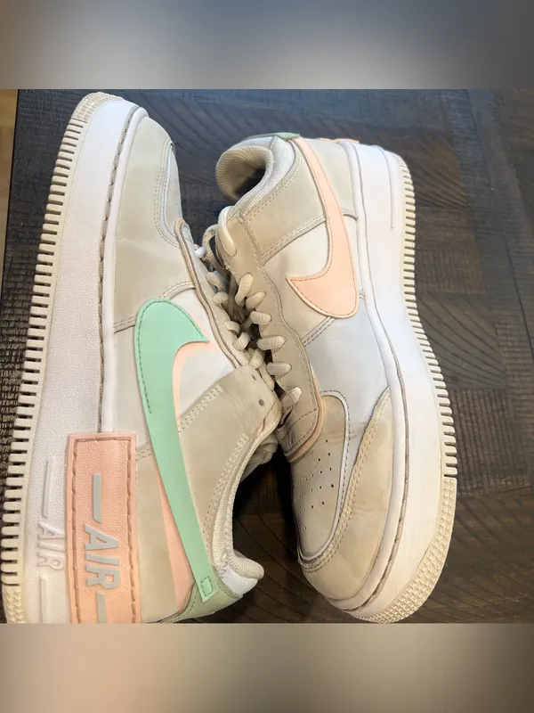 Nike Air Force 1 Low Shadow White Atmosphere Mint Foam 10 women - Image 9