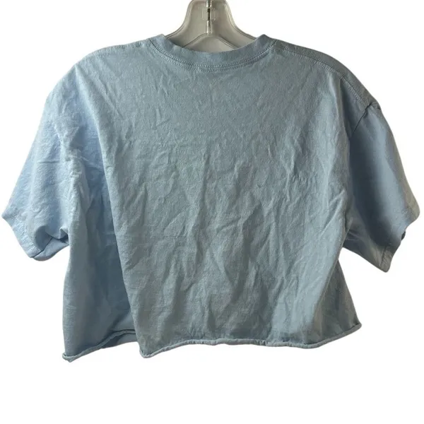 Vintage '94 Ford Bronco Built Wild Graphic T-Shirt Women’s Cropped L‎ Blue - Image 2