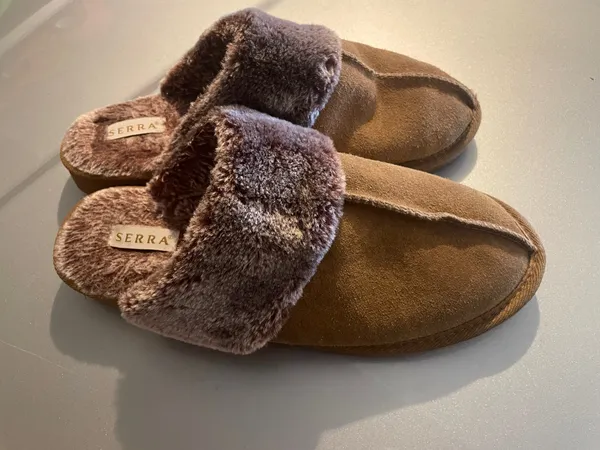 Serra Faux Fur and Faux Suede Slippers - Image 3