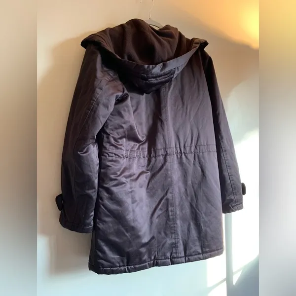 Lauren Ralph Lauren Dark Brown Women Size Small Outwear Jacket Coat Winter - Image 5