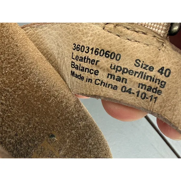 Dansko Tinsley Tan Nude Leather Strappy Clog Sandals Women Size 40 US 9 - Image 13