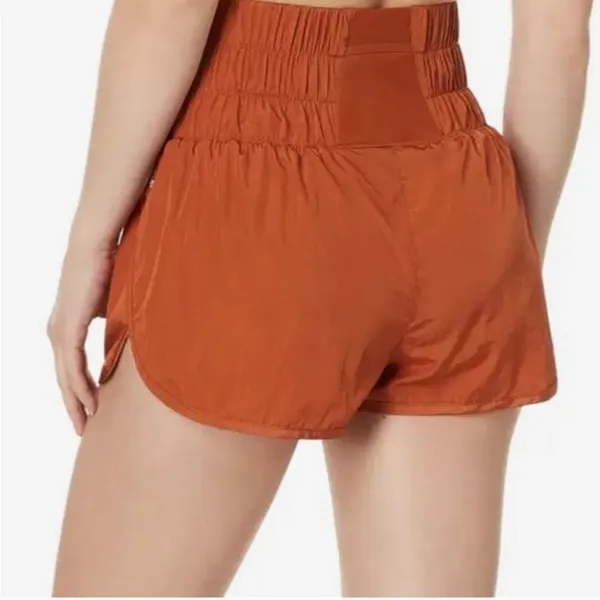 FP Movement by Free People Brown Athletic Shorts High-Rise Relaxed Fit - Image 2