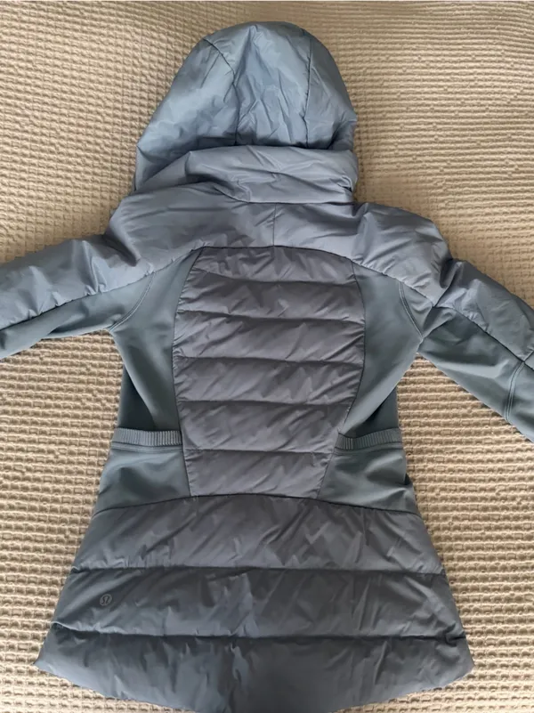 Lululemon Blue Down for it All Running Jacket - Image 2