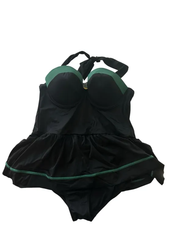 Hot Topic Harry Potter Slytherin One Piece Skirt Swimsuit Size 2X Black Green - Image 3