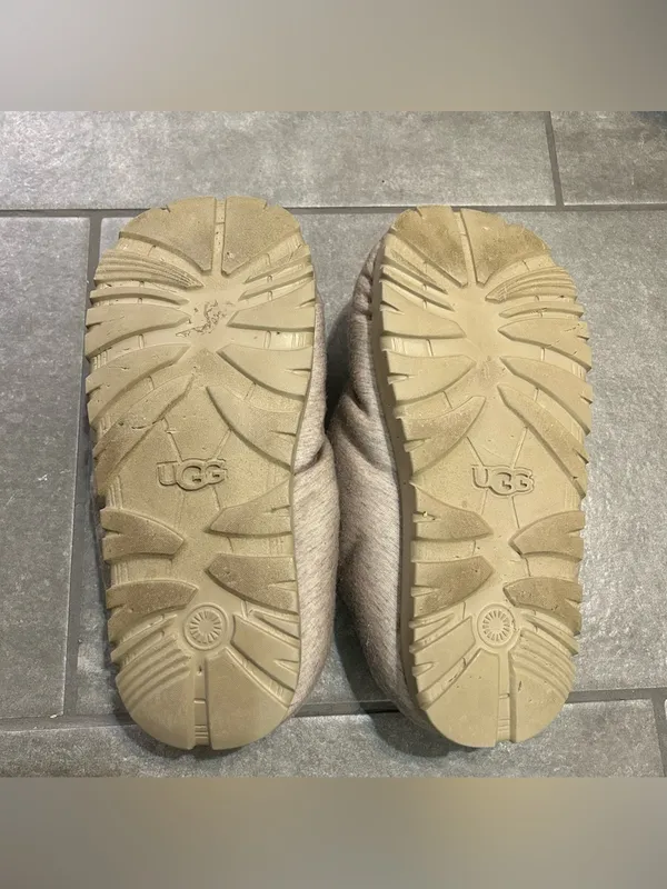 UGG Spaceslider Neutral Puffy Jersey Slingback Slippers Women’s Shoe Size 7 - Image 8