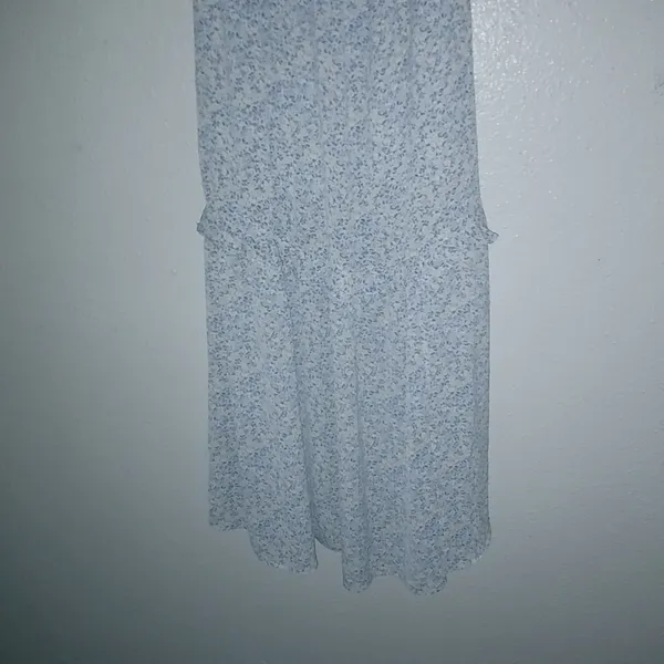 Altar'd State S Alissa Baby Blue Boho Floral Chintz Midi Maxi Dress - Image 8