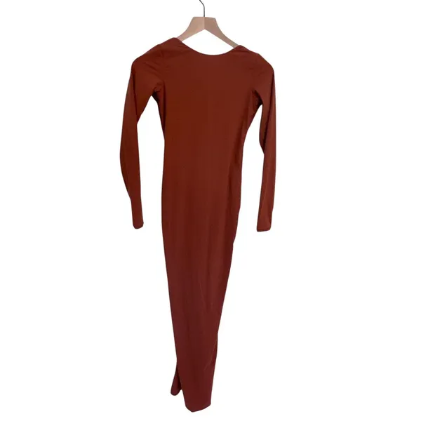 Skims fits everybody low back long dress - saffron Small NWT SOLD OUT - Image 4