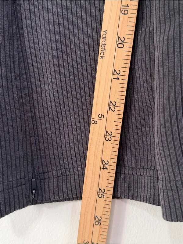 NWOT Lululemon Ribbed Softstreme Flared Pant Size 6 Black - Image 8