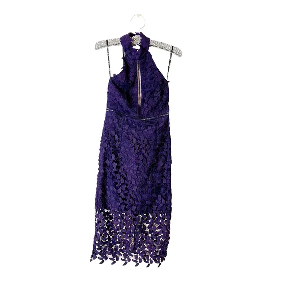 NWT Bardot Gemma lace dress purple‎ Sz 4 - Image 6