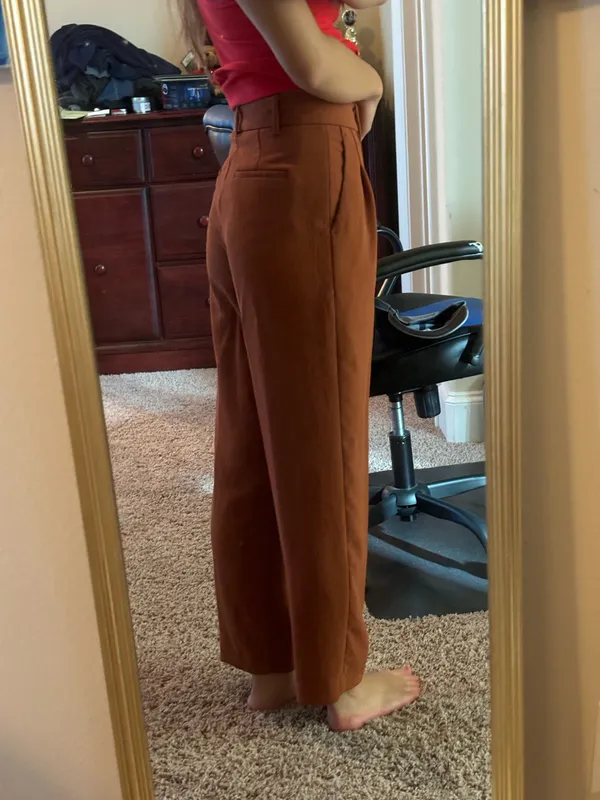 Aritzia Wilfred crepe tapered dress pants - Image 7
