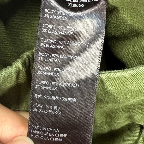 I.AM.GIA Olive Green‎ Joggers Pants Elastic Waist Casual Comfy Size L-flaw - Image 9