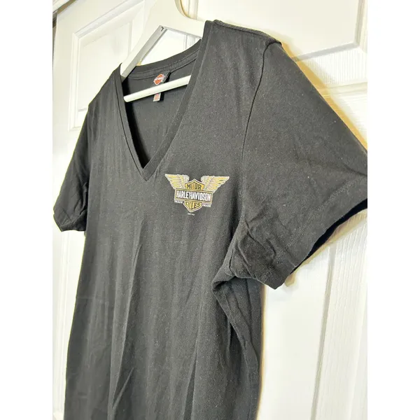 Harley-Davidson Red Rock Las Vegas Graphic V-Neck Tee XL - Image 4