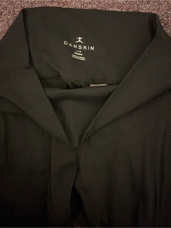 Danskin Black High-Waist Leggings - Image 2