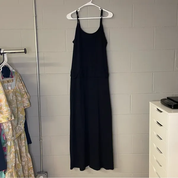 Toad & Co Long Island Maxi Dress in Black Women’s Size XL Organic Cotton Dress - Image 3