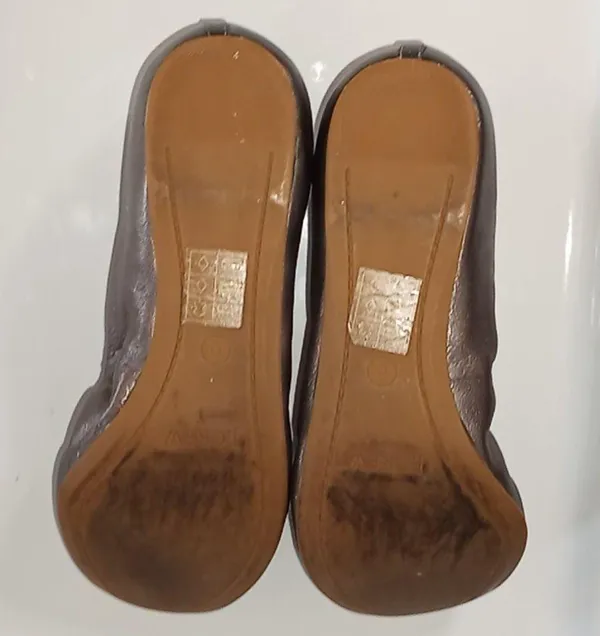 J. Crew metallic silver ballet flats - Image 4