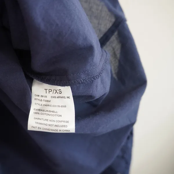 Charlie B XS Navy Blue Cotton Eyelet Tiered‎ Midi Dress Sleeveless 100% Cotton - Image 7