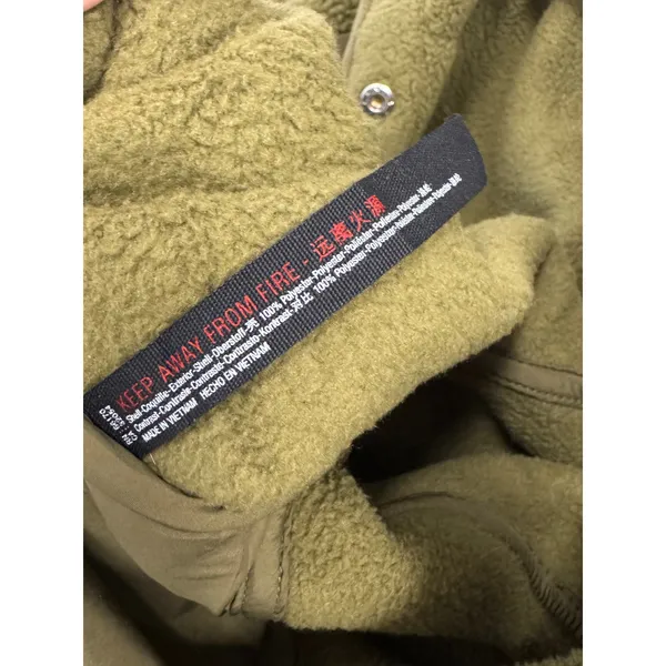 Free People FP Movement Hit The Slopes Fleece Jacket Olive Green XS OB1011351 - Image 8