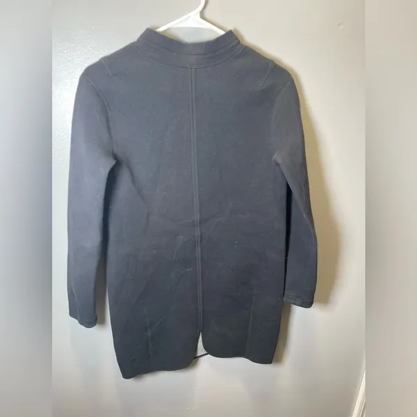 Lululemon Women's Heathered Black City Bound Long Sleeve Mock Neck Dress Size‎ 4 - Image 2