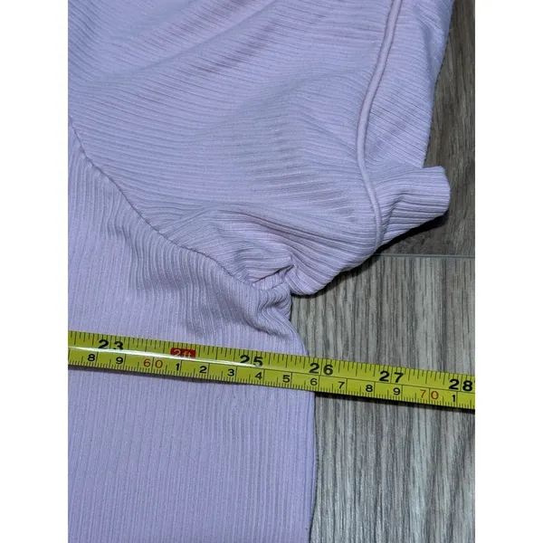 Juicy Couture Sleepwear Womens 2X Pink‎ Ribbed Rhinestone Button Pajama Top - Image 5