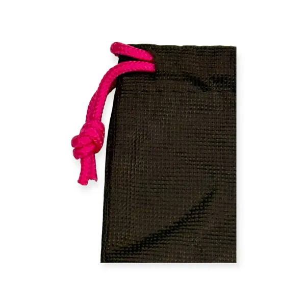 new Kate Spade KSNY  Dainty Jewelry Drawstring Pouch Dustbag  Brown + Pink  - Image 6