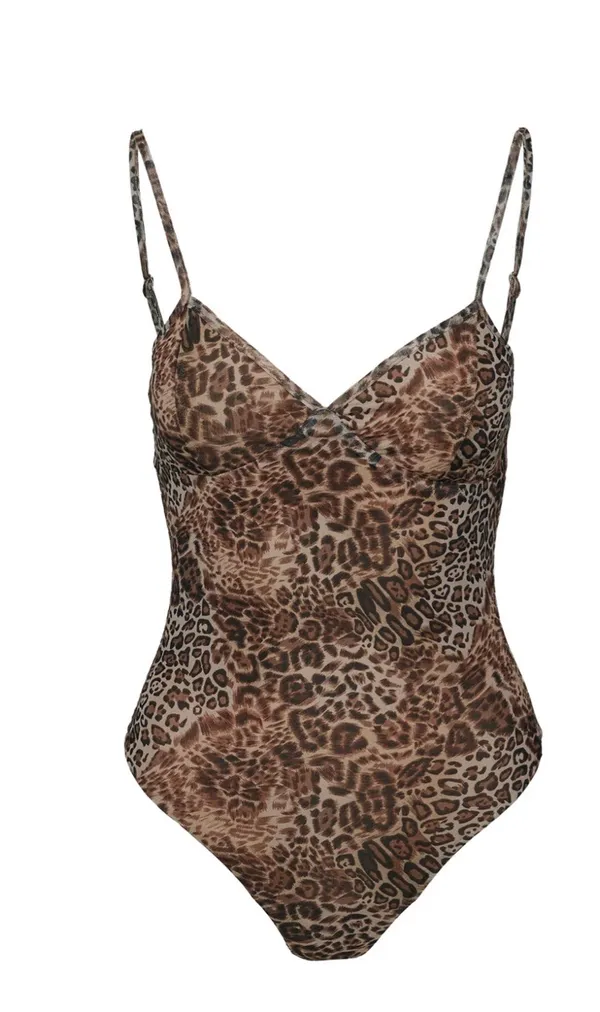 Princess Polly Elixia Bodysuit Leopard Petite - Image 3