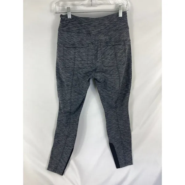 Athleta Highline Hybrid Ankle Legging Pant Grey Balck Size 8 - Image 6