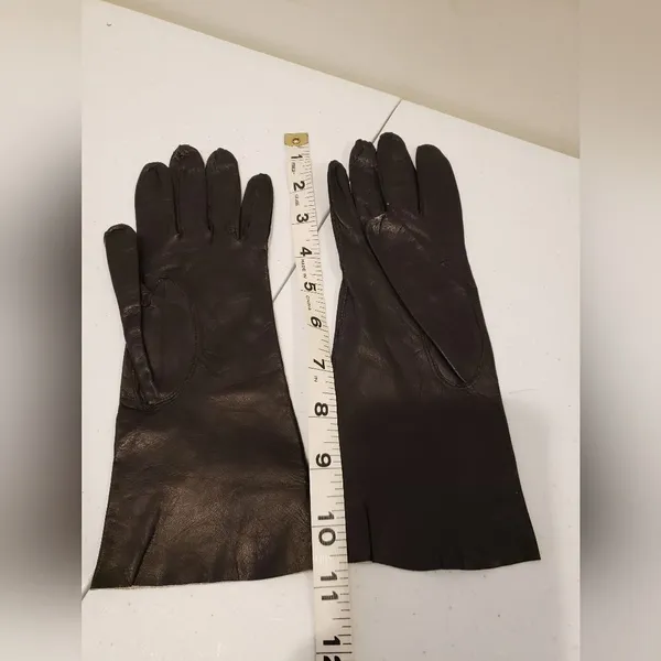 Max Mayer Leather Gloves Made In Italy - Image 3