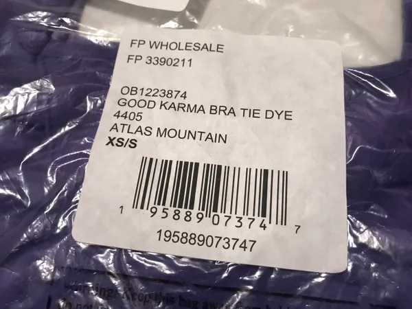 Free People Good Karma Bra Tie Dye Atlas mountain size XS/S - Image 8