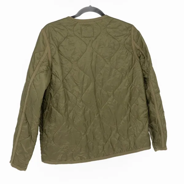 Madewell Women's Quilted Liner Lightweight Button Front Jacket Vintage Moss S - Image 4
