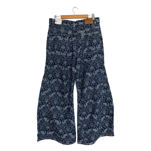 We The Free Free People Eden Slouch Swan Song Jeans Size 31 (Sold Out Colorway) - Image 6