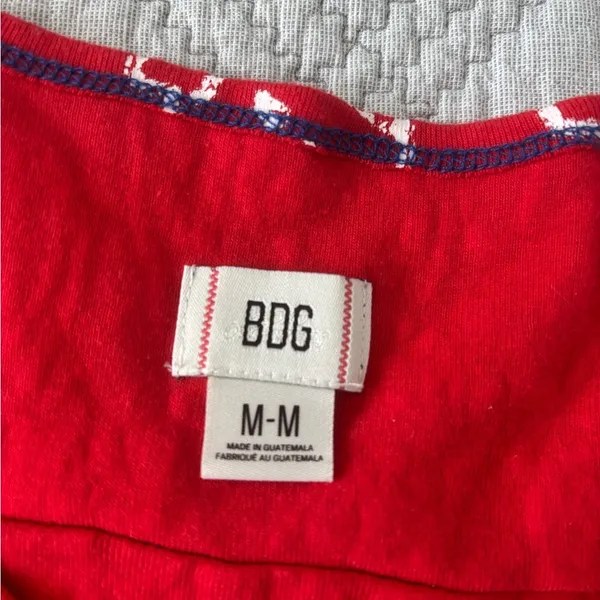 BDG Red Graphic Tank - Image 5