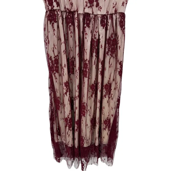 NWT Anna‎ Kaci Sleeveless Floral Lace Midi Dress Size Medium Whimsigoth Witchy - Image 8