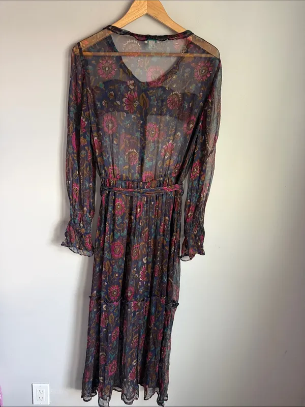 Sundance Litzy Bloom Dress Large - Image 3