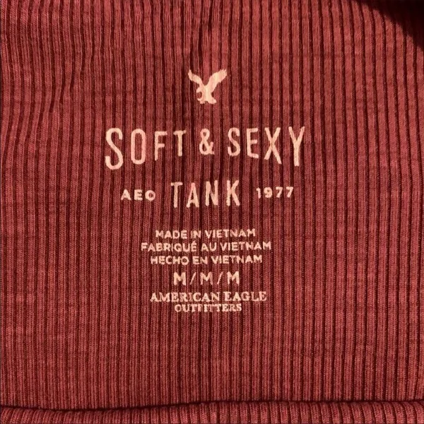 American Eagle ✨ Mauve Soft Lace Up Tank Top✨ - Image 4