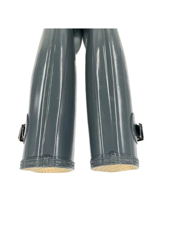 Hunter Original Tall Gloss Rain Boots Womens Gray Size US 6 EU 37 - Image 5