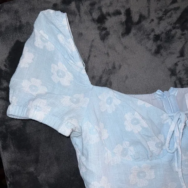 Princess Polly Shelly Mini Dress in Blue Size 6 - Image 9