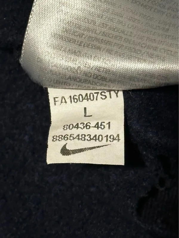 Nike Men’s Navy Pullover Hoodie  - Image 9