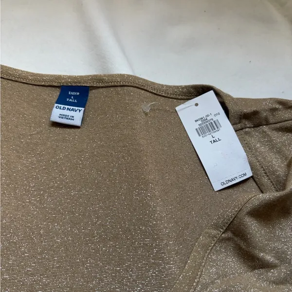 Zara Shimmering Gold Top - Image 6