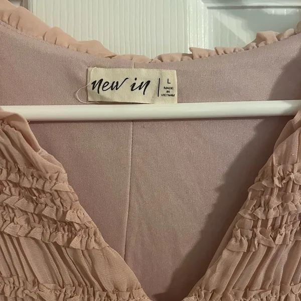 New In Boutique Dress Pink Size L - Image 3