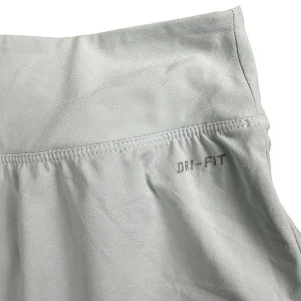 Nike Dri-FIT Ruffle Skort Women Medium Mint Green Grey Tennis Golf Athletic‎ - Image 7