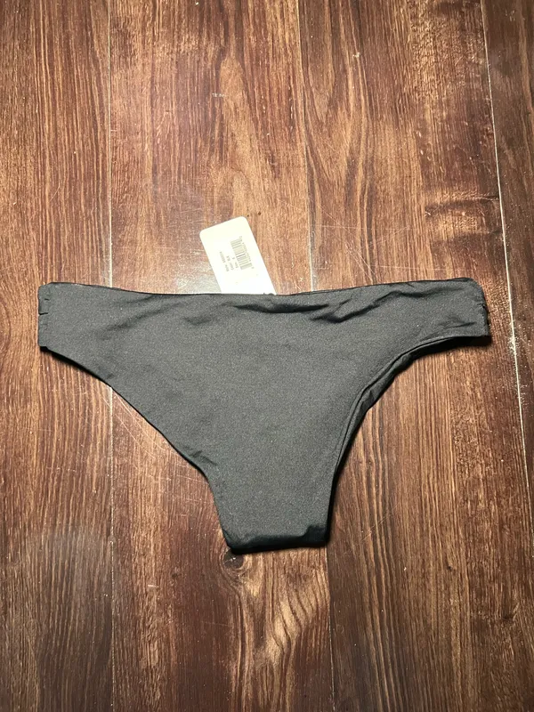 NWT L*Space Black Estella Bikini Bottom Size Small - Image 3