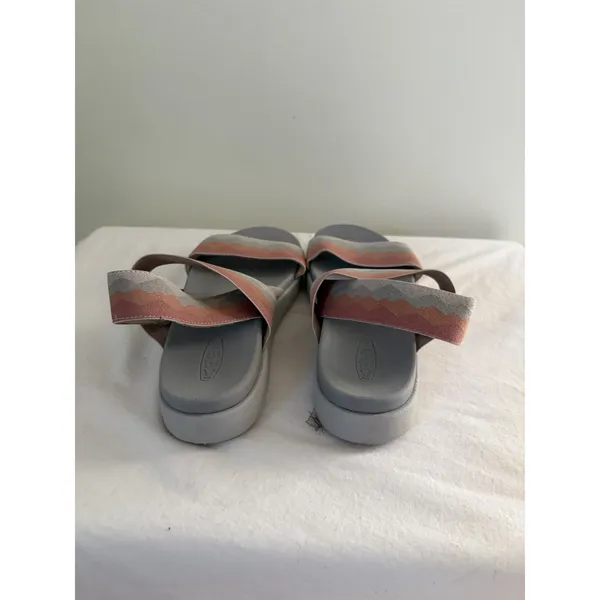 KEEN Elle Backstrap Sandals Womens 7.5 Brick Dust Vapor Comfort Walking - Image 3