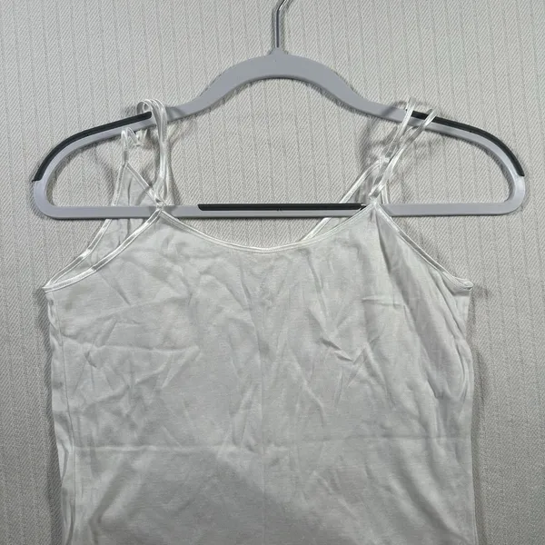 Victoria’s Secret Women’s White Cami Tank Top Size Large Adjustable Straps - Image 10