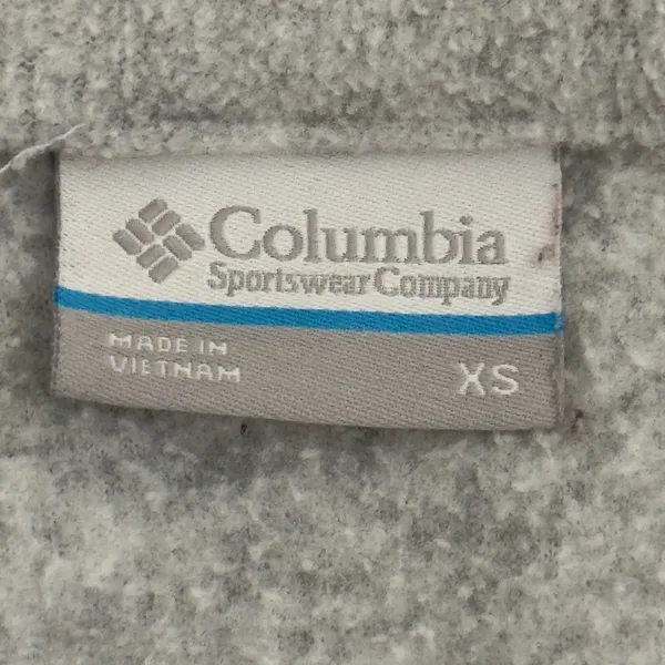 322 | Columbia Sportswear Womens XS Full Zip Fleece Jacket Gray Oatmeal‎ Heather - Image 7