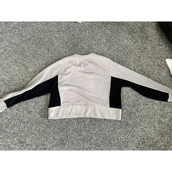Danskin Tan and black Colorblock Crew Neck long sleeve sweatshirt M - Image 11